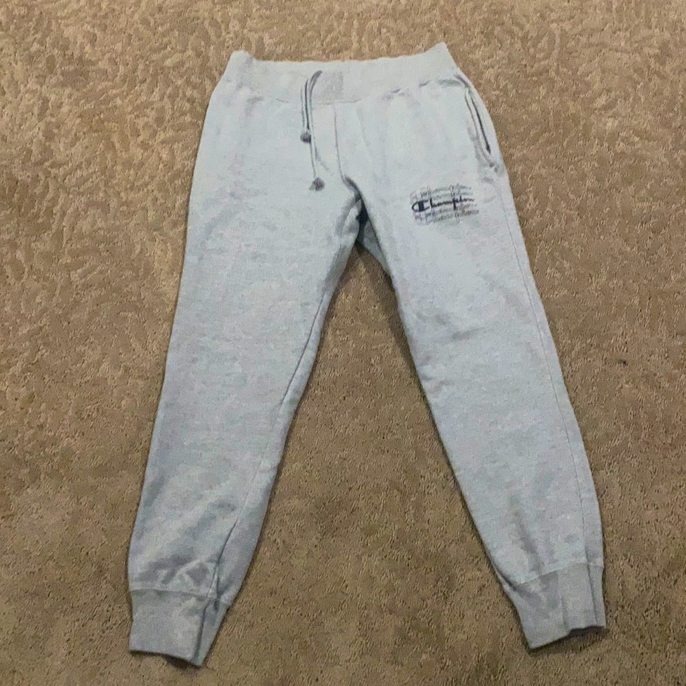 Mens champion grey sweatpants
